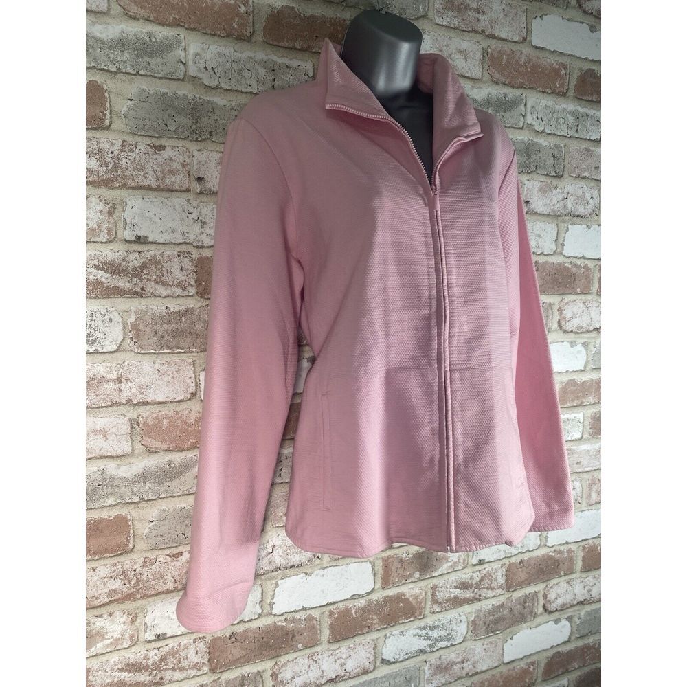 Eileen Fisher Womens Medium Basic Jacket Solid Pi… - image 3